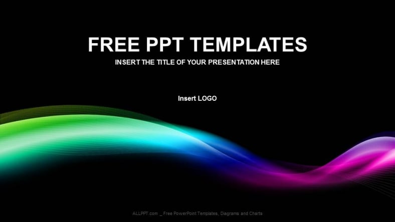 Colored Wave Abstract PPT Templates + Download Free