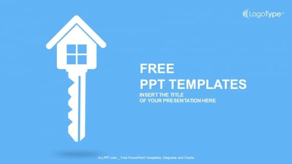 Real estate key PowerPoint Templates 1