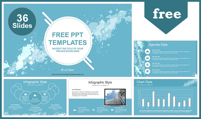 water-colored-splashes-powerpoint-template