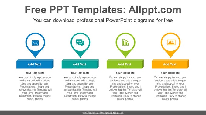 Placemark Icon Powerpoint Diagram Template