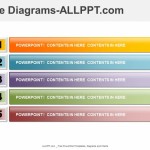 Listing and Agenda Diagram PowerPoint Template