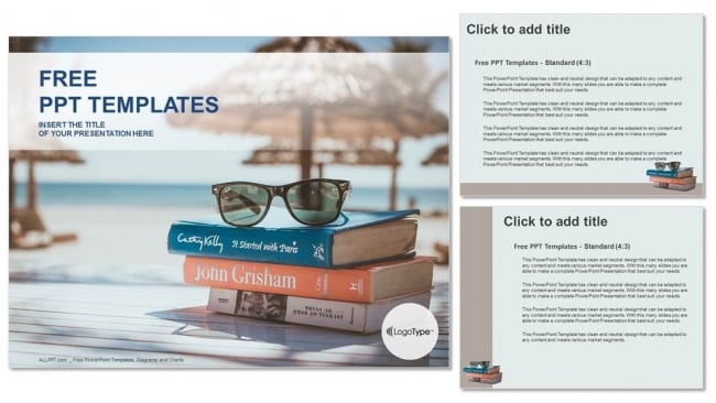 Books-on-beach-table-PowerPoint-Templates (4)