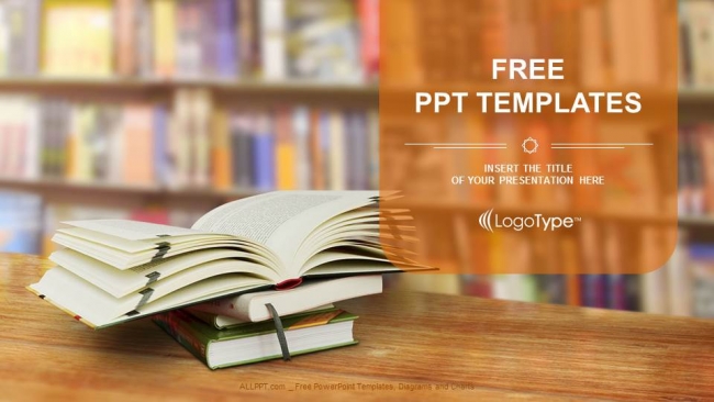 Free Literature Books Ppt Template