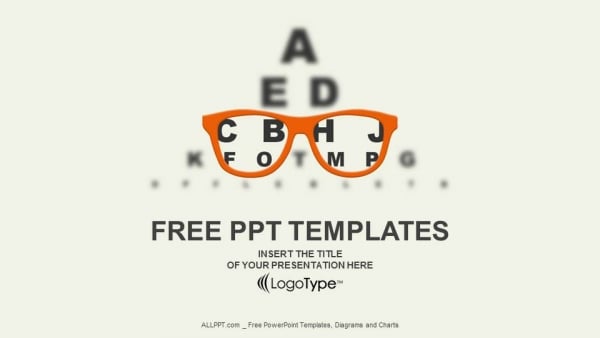 Optician- Vision Of Eyesight Vector PowerPoint Templates (1)