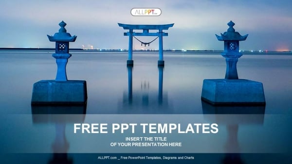 The famous torii gate PowerPoint Templates (1)