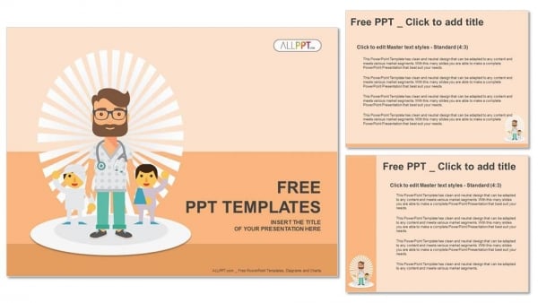 Doctor and patients PowerPoint Templates (4)