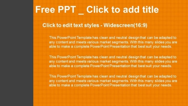 Orange checkers background PowerPoint Templates (3)