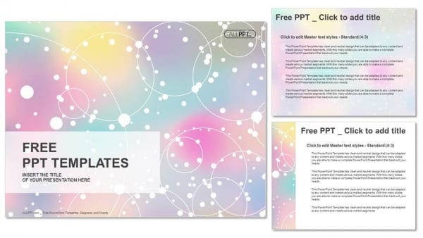 Abstract light background with colorfull PowerPoint Templates (4)