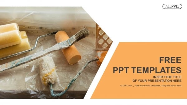 Tools and accessories for home renovation PowerPoint Templates (1)