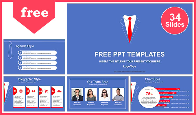 Businessman's-Red-Tie-PowerPoint-Template-POST