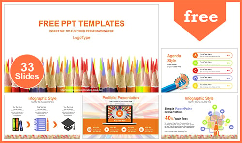 Colored-Pencils-Education-Concept-PowerPoint-Template-list