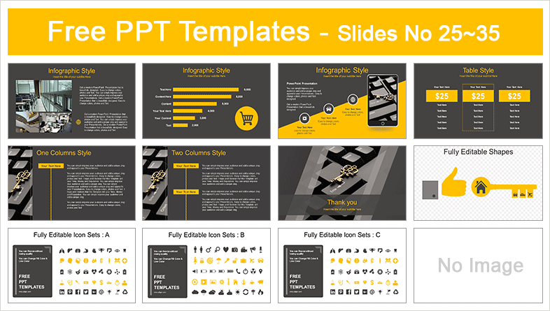 Computer Golden Key PowerPoint Template-Preview-03