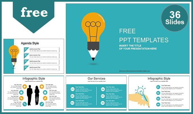 Creative Idea Bulb Powerpoint Template