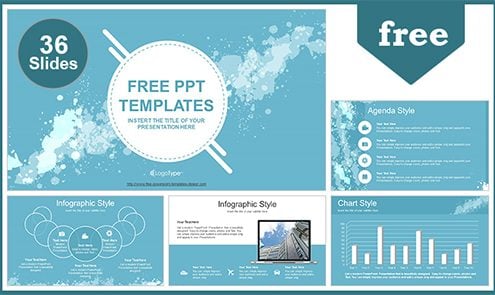 Water-Colored-Splashes-PowerPoint-Template-list