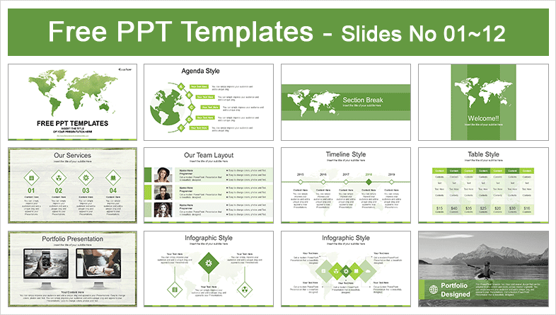 Global Business Map PowerPoint Template-Preview-01