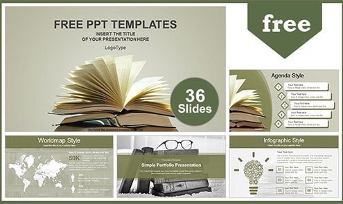 Vintage-Old-Books-PowerPoint-Template-LIST