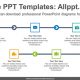 5-step linear flow PowerPoint Diagram Template-list image