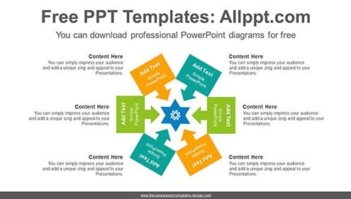 Arrow centralizing PowerPoint Diagram Template-list image