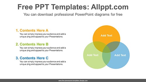 Circle intersection PowerPoint Diagram Template-list image