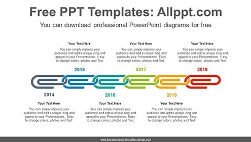 Connected clip PowerPoint Diagram Template-list image