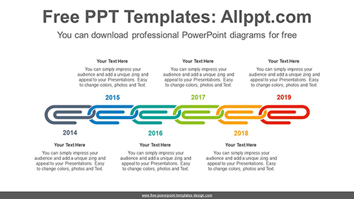 Connected clip PowerPoint Diagram Template-list image