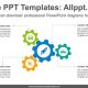 Four gears PowerPoint Diagram Template-list image