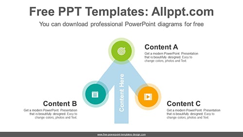 Large rising arrow PowerPoint Diagram Template-list image