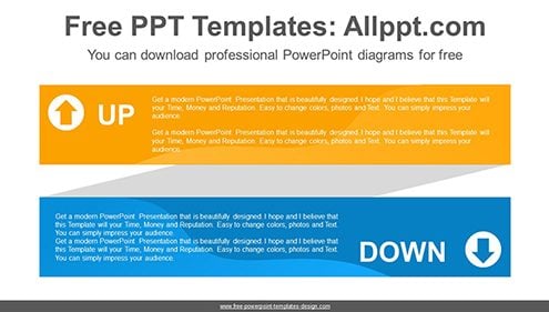 Ribbon text box PowerPoint Diagram Template-list image