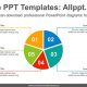 5 split pie chart PowerPoint Diagram Template-list image