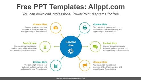 6 circles PowerPoint Diagram Template-list image