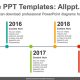 Alternating color bars PowerPoint Diagram Template-list image