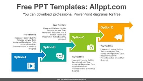 Arrow banner PowerPoint Diagram Template-list image