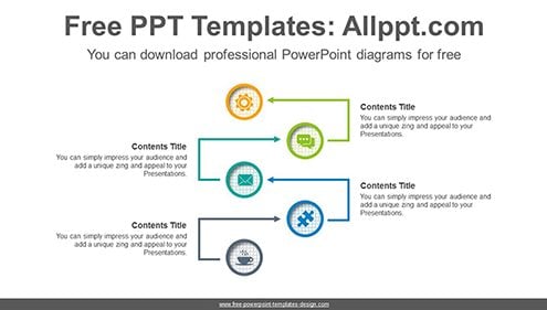 Arrow flow PowerPoint Diagram Template-list image