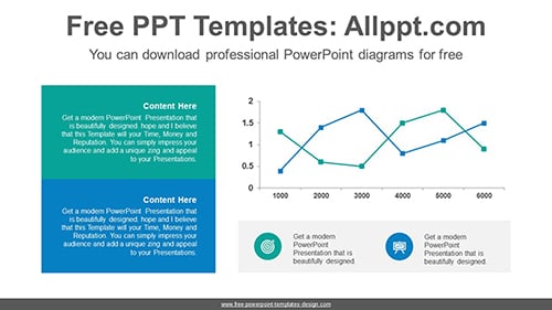 Banner line chart PowerPoint Diagram Template-list image