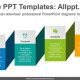 Cascading ribbon banner PowerPoint Diagram Template-list image