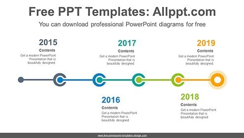 Circle ring PowerPoint Diagram Template-list image