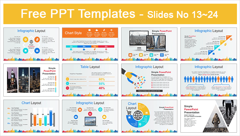 City Buildings Business PowerPoint Template-Preview-02