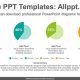 Colorful pie charts PowerPoint Diagram Template-list image