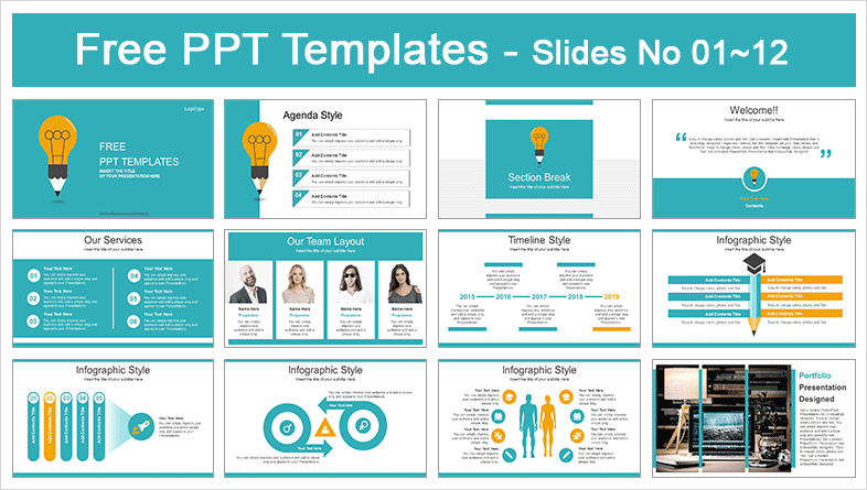 Creative Idea Bulb PowerPoint Template-Preview-01