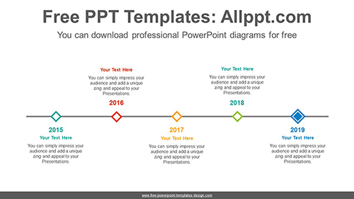 Diamond point PowerPoint Diagram Template-list image