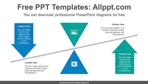 Equilibrium Arrow Type PowerPoint Diagram Template-list image