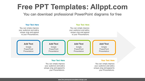Horizontal arrow PowerPoint Diagram Template-list image