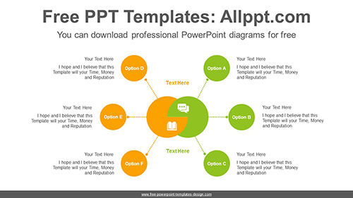 Interlocking circle PowerPoint Diagram Template-list image