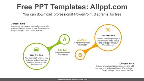 Magnifying glass PowerPoint Diagram Template-list image