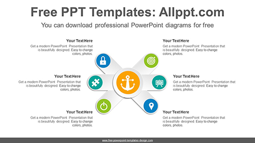 Paper stick PowerPoint Diagram Template-list image