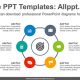 Radial circles PowerPoint Diagram Template-list image