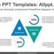 Reverse-facing triangle PowerPoint Diagram Template-list image