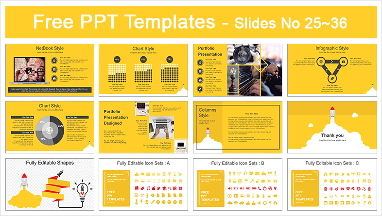 Rocket Launched PowerPoint Template-Preview-03