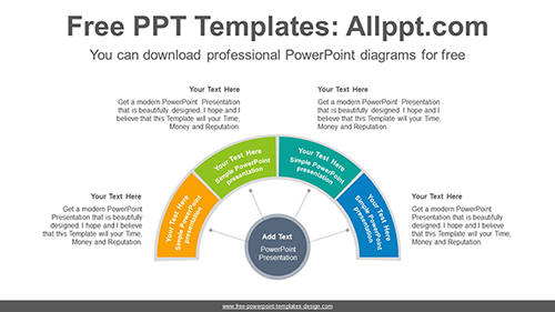 Semi donut ring PowerPoint Diagram Template-list image