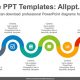 Serpentine semi-donut PowerPoint Diagram Template-list image